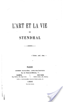 Albert Collignon. L’art et la vie de Stendhal